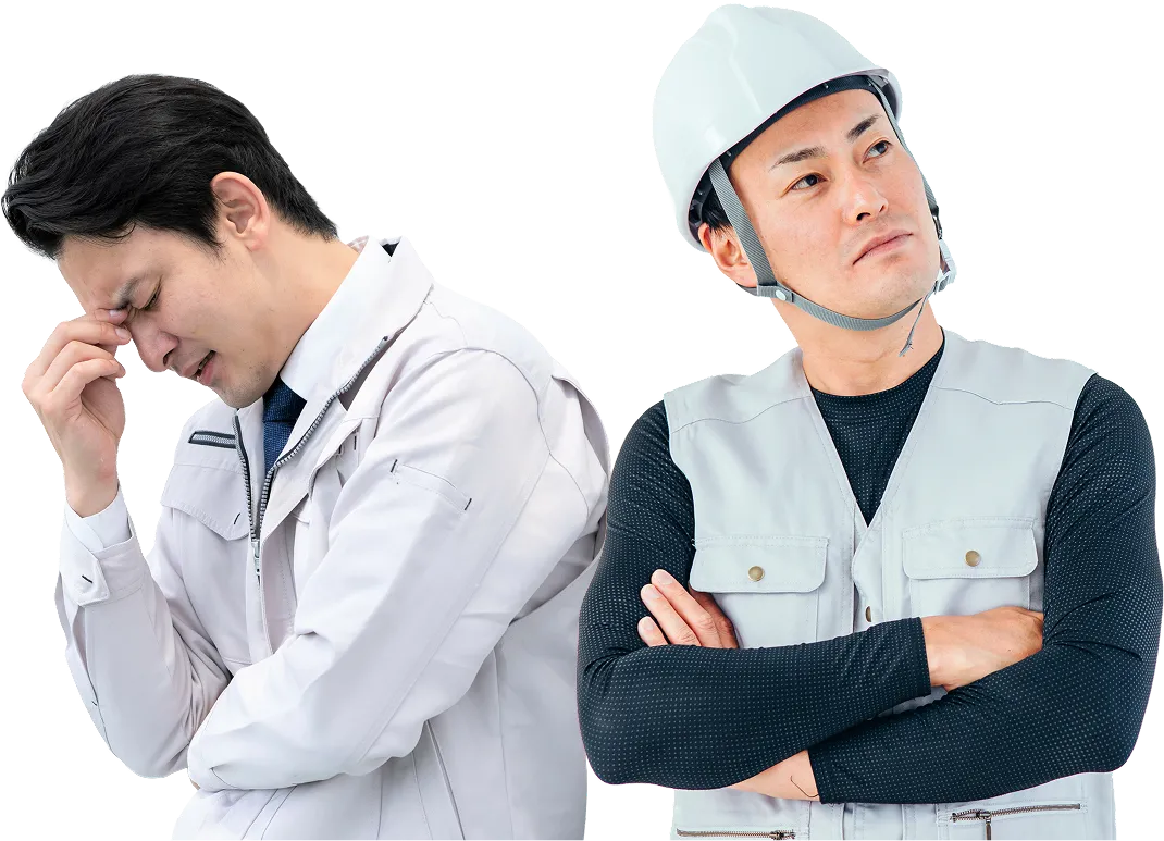 悩んでいる人の画像